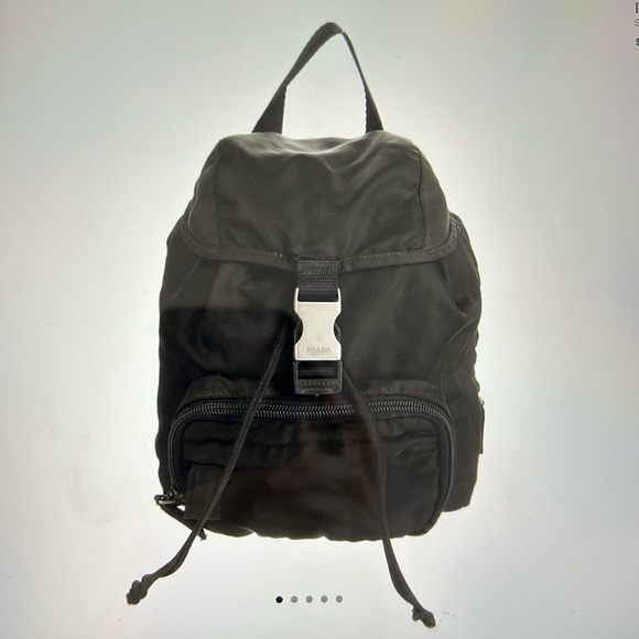 Authentic Prada small Tessuto drawstring backpack - Picture 6 of 8